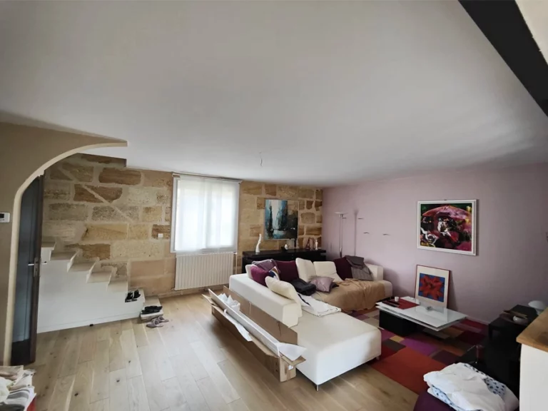 Salon après finition peinture - Maison à Saint-Gervais - Le Peintre Aquitain